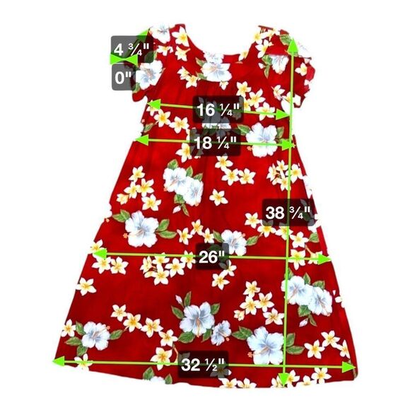 Vintage Royal Creations Hawaii S Hawaiian Muumuu Tiki Dress Split Sleeve Pocket - Picture 2 of 7